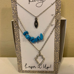 Trio of  layering necklaces